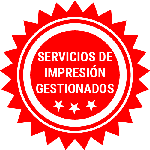 Logotipo de servicios de impresión gestionados